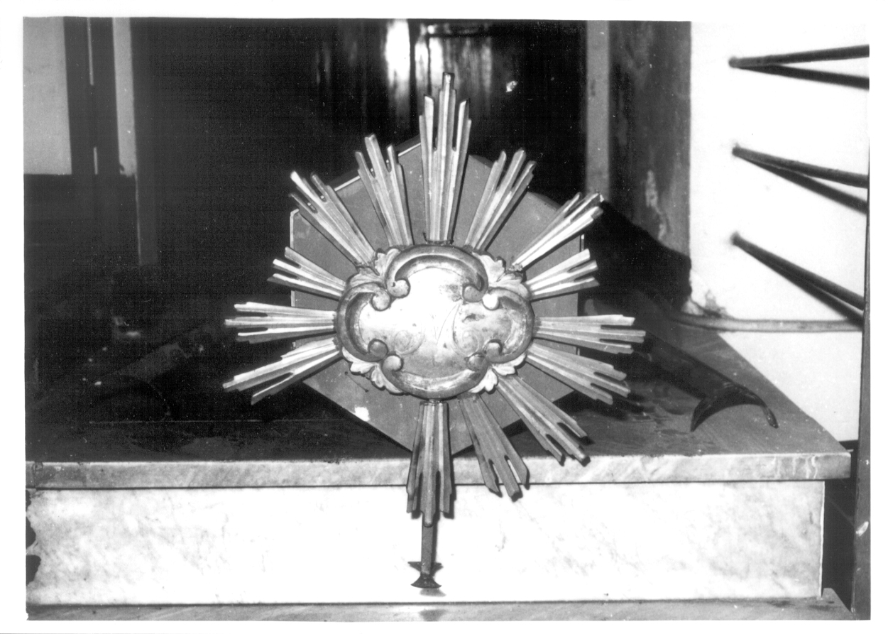 raggiera, frammento - ambito piemontese (sec. XIX)