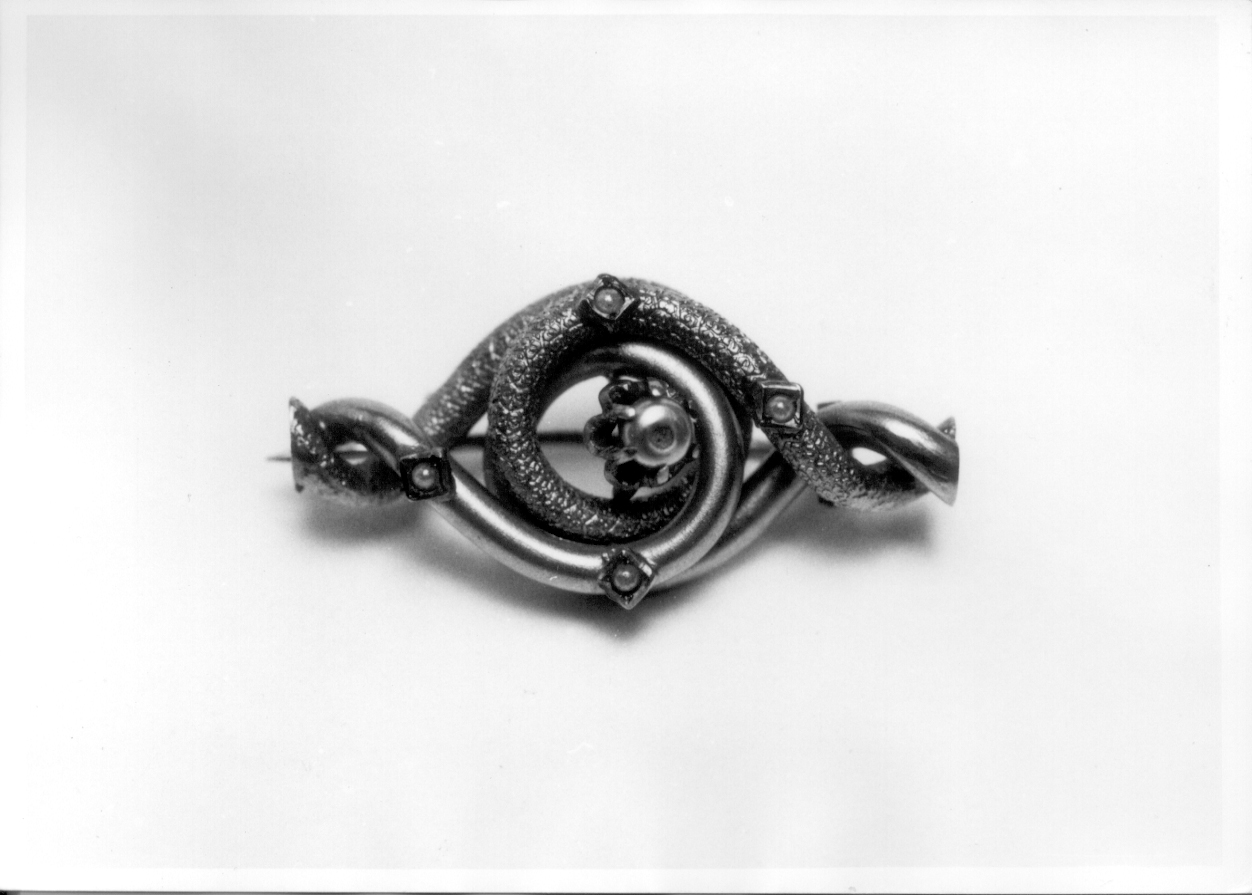 spilla, opera isolata - manifattura di Valenza (fine sec. XIX)