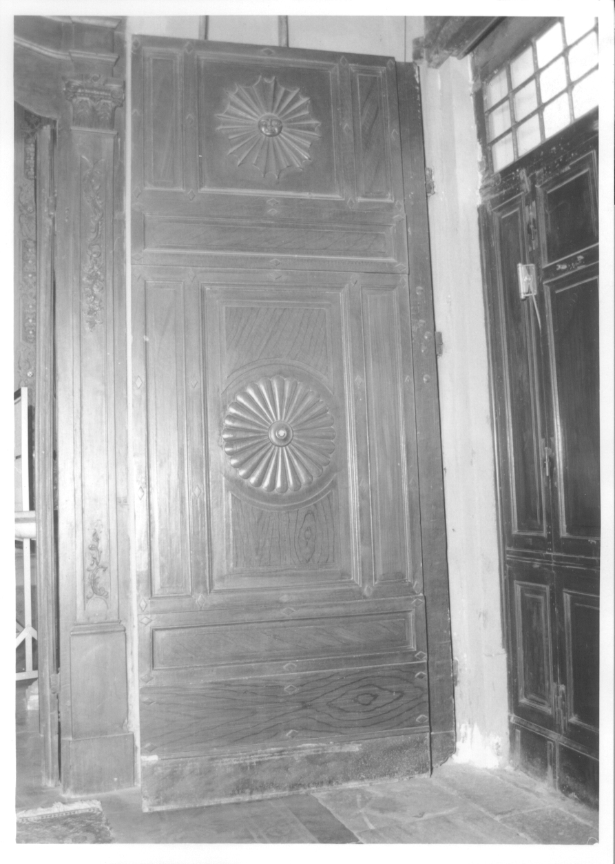 bussola d'ingresso, opera isolata - ambito piemontese (sec. XVIII)