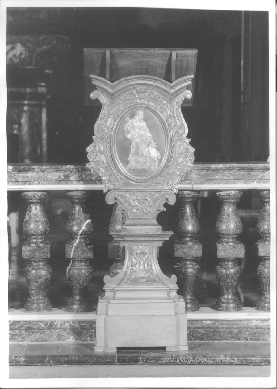 San Carlo Borromeo (leggio, opera isolata) - ambito piemontese (sec. XIX)