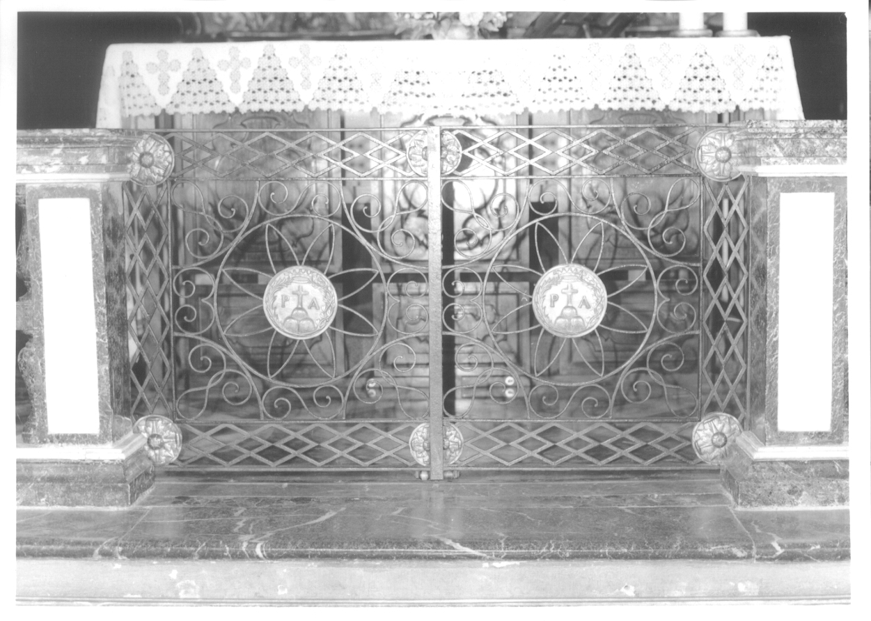 cancellata di balaustrata, opera isolata - ambito piemontese (metà sec. XIX)