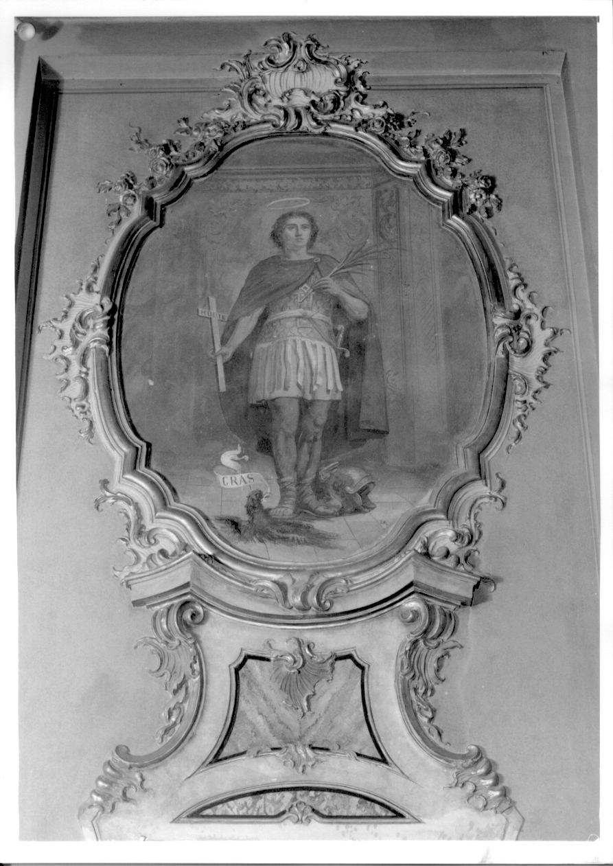 motivi decorativi a volute (decorazione plastico-pittorica, serie) - ambito piemontese (metà sec. XVIII)