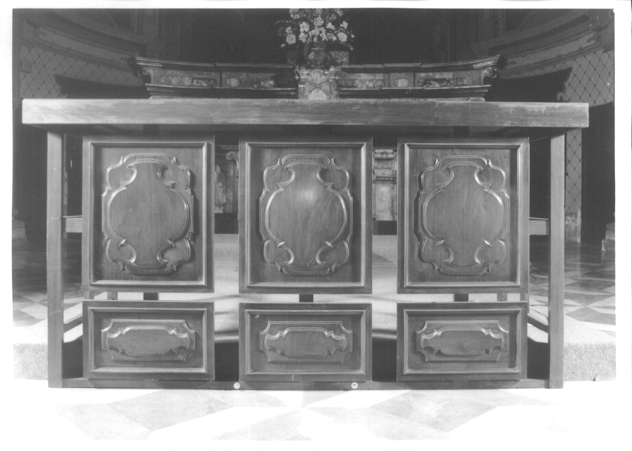 altare, opera isolata - ambito piemontese (prima metà, terzo quarto sec. XVIII, sec. XX)