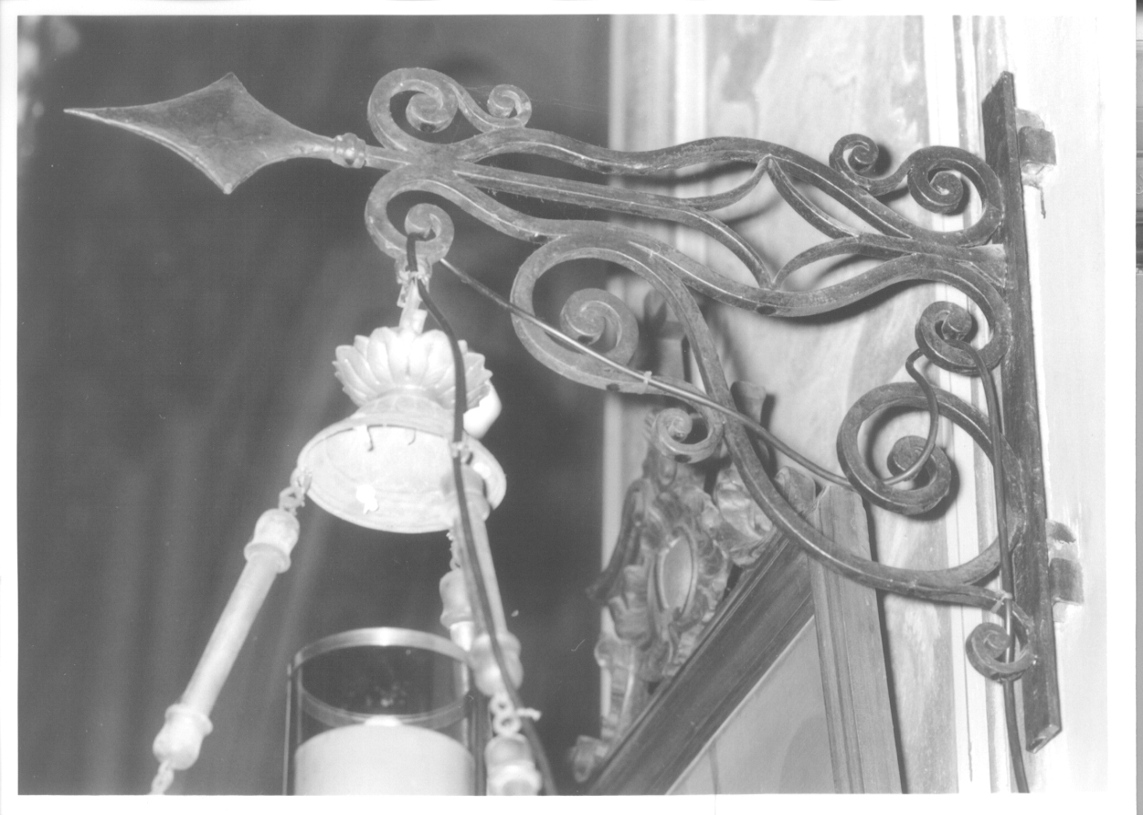 braccio portalumi da chiesa, serie - ambito piemontese (metà sec. XVIII)