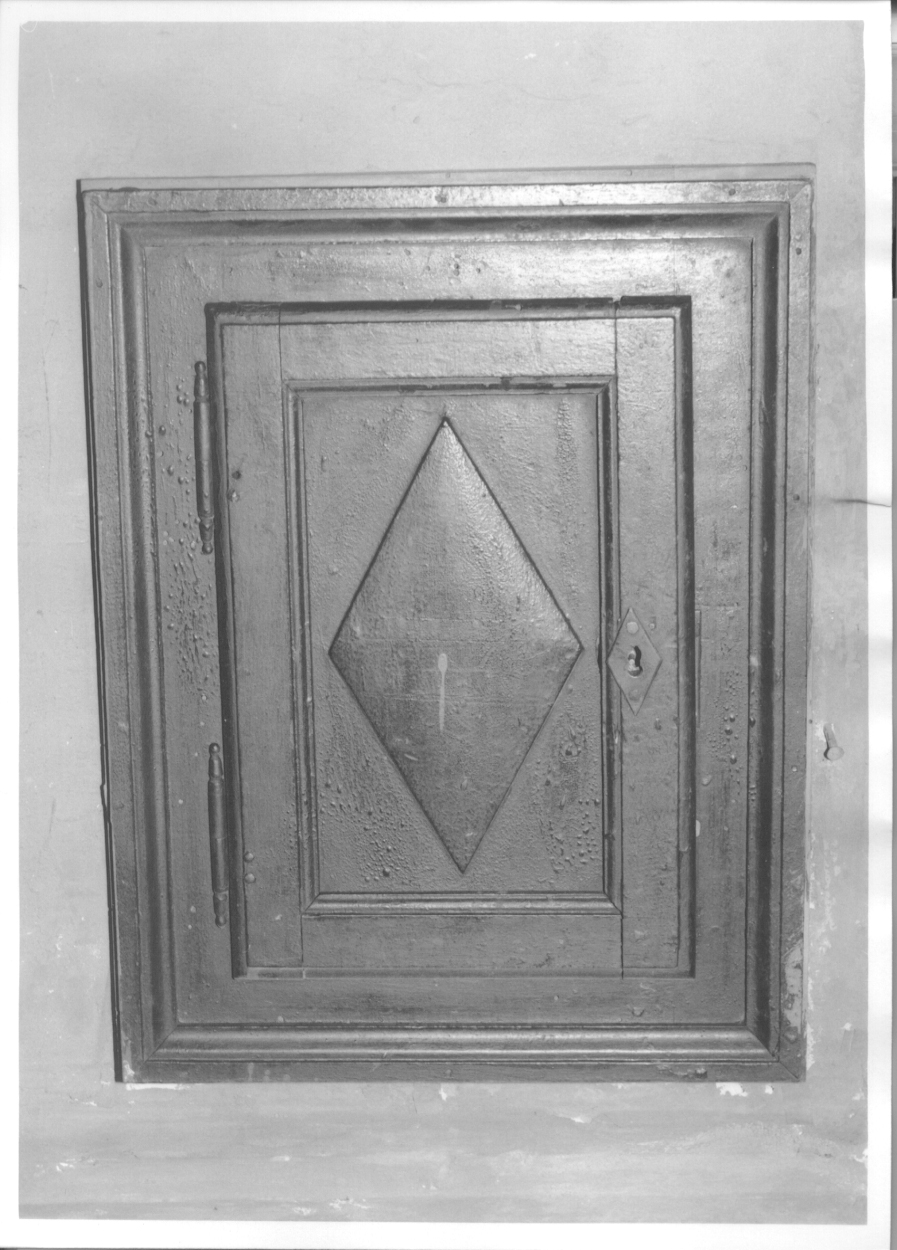 armadietto per oli santi, opera isolata - ambito piemontese (seconda metà sec. XVIII)