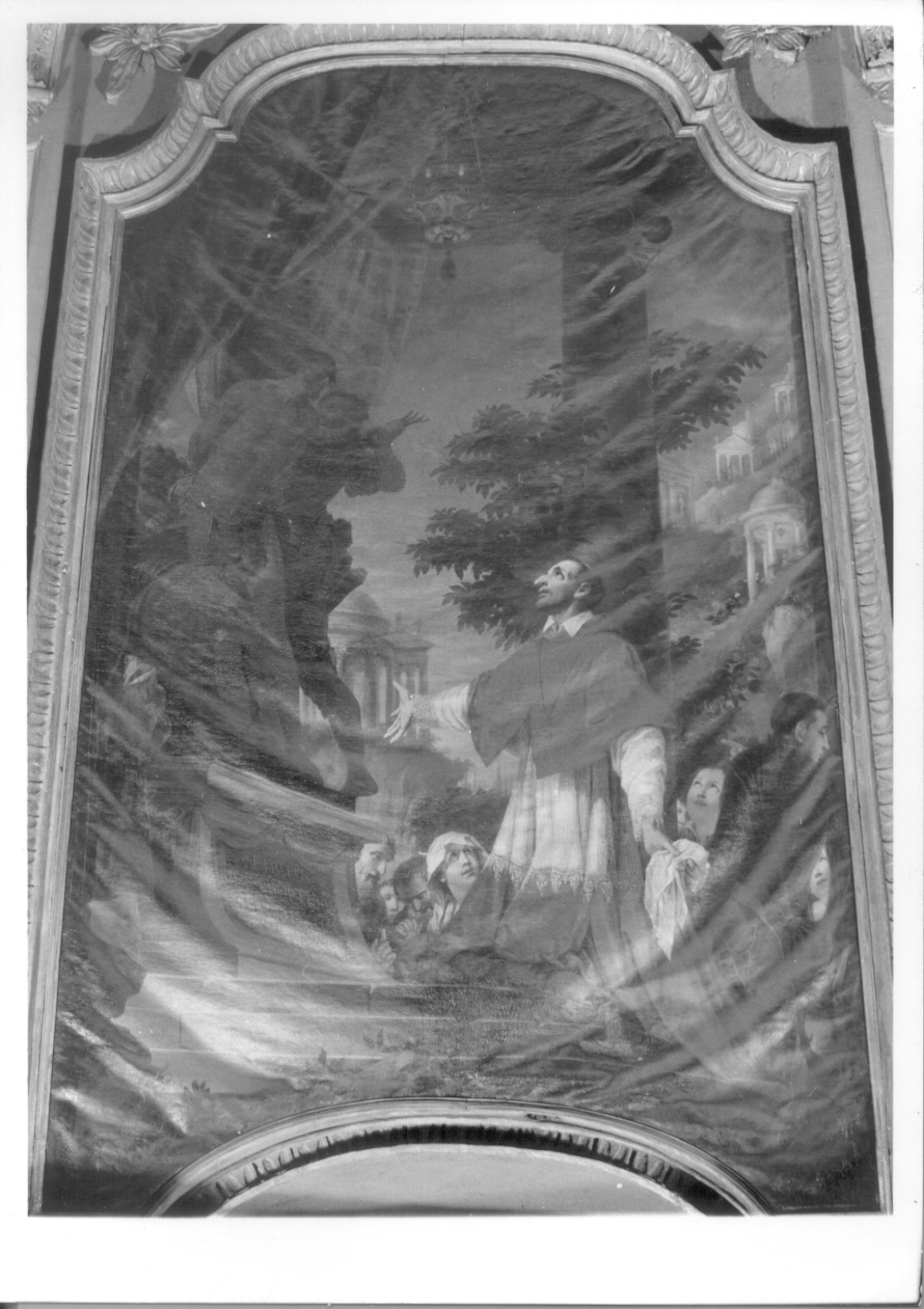 San Carlo Borromeo intercede contro la peste (dipinto, opera isolata) di Dalla Rosa Saverio (ultimo quarto sec. XVIII)