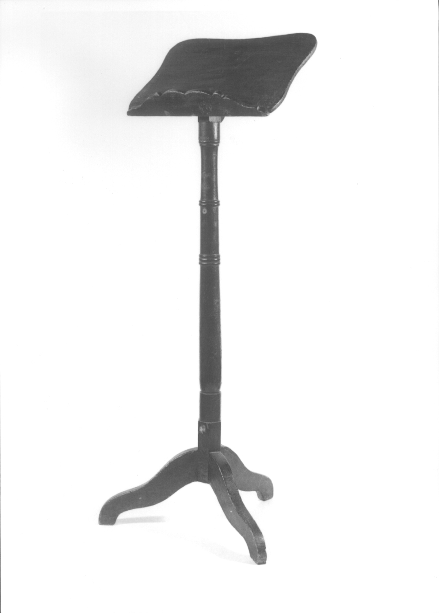 leggio a fusto, opera isolata - ambito piemontese (prima metà sec. XIX)