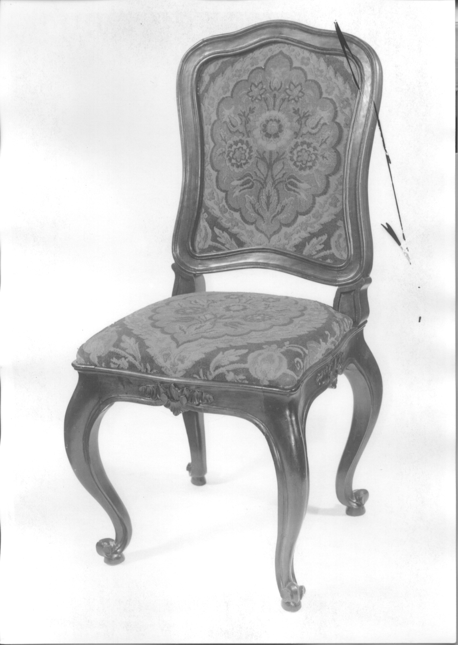 sedia, serie - ambito piemontese (seconda metà sec. XVIII)