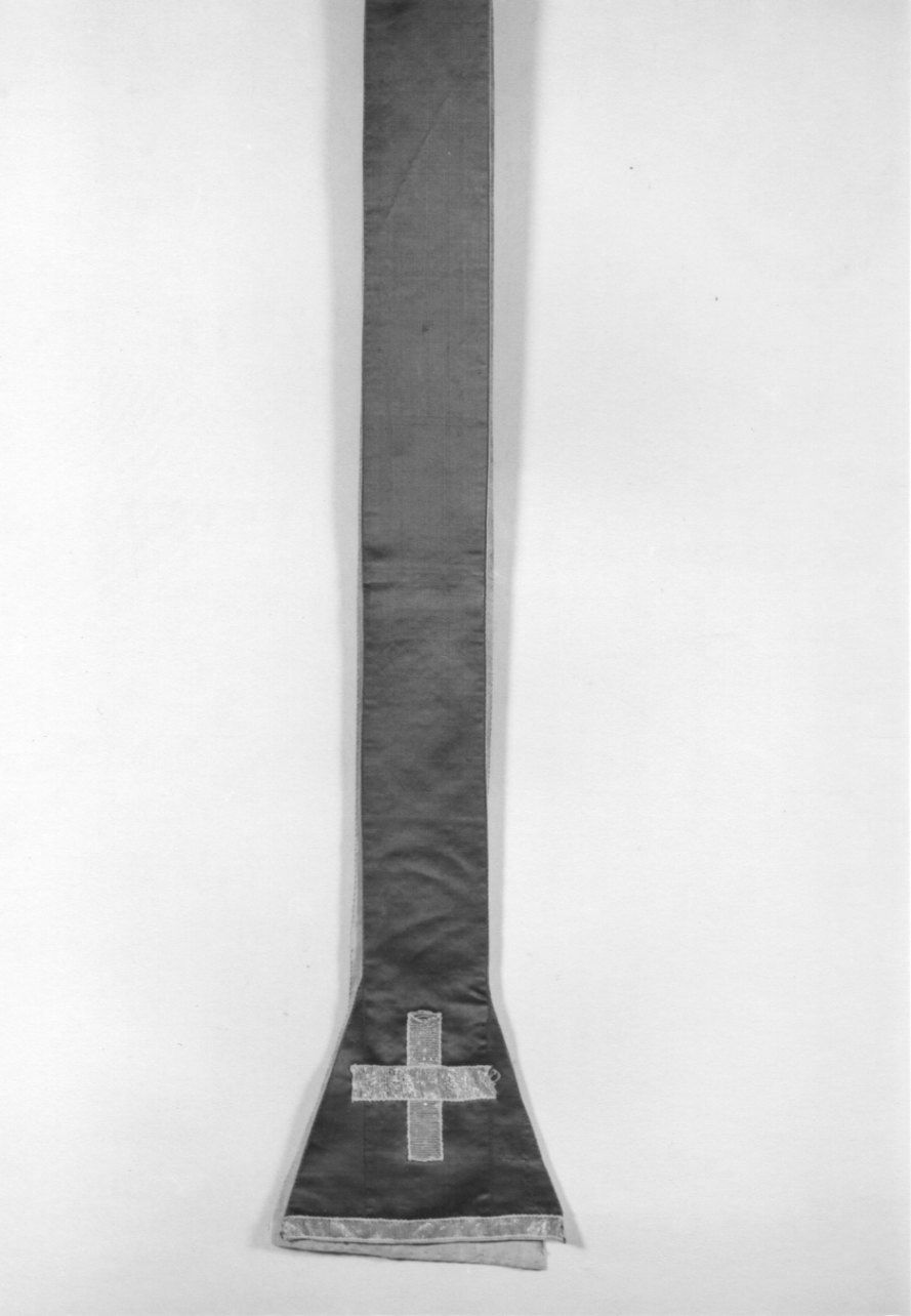 stola, elemento d'insieme - manifattura italiana (fine/inizio secc. XVIII/ XIX)