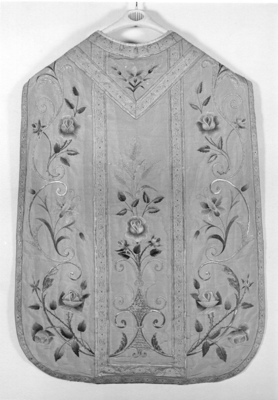 paramento liturgico, insieme - manifattura piemontese (fine/inizio secc. XIX/ XX)