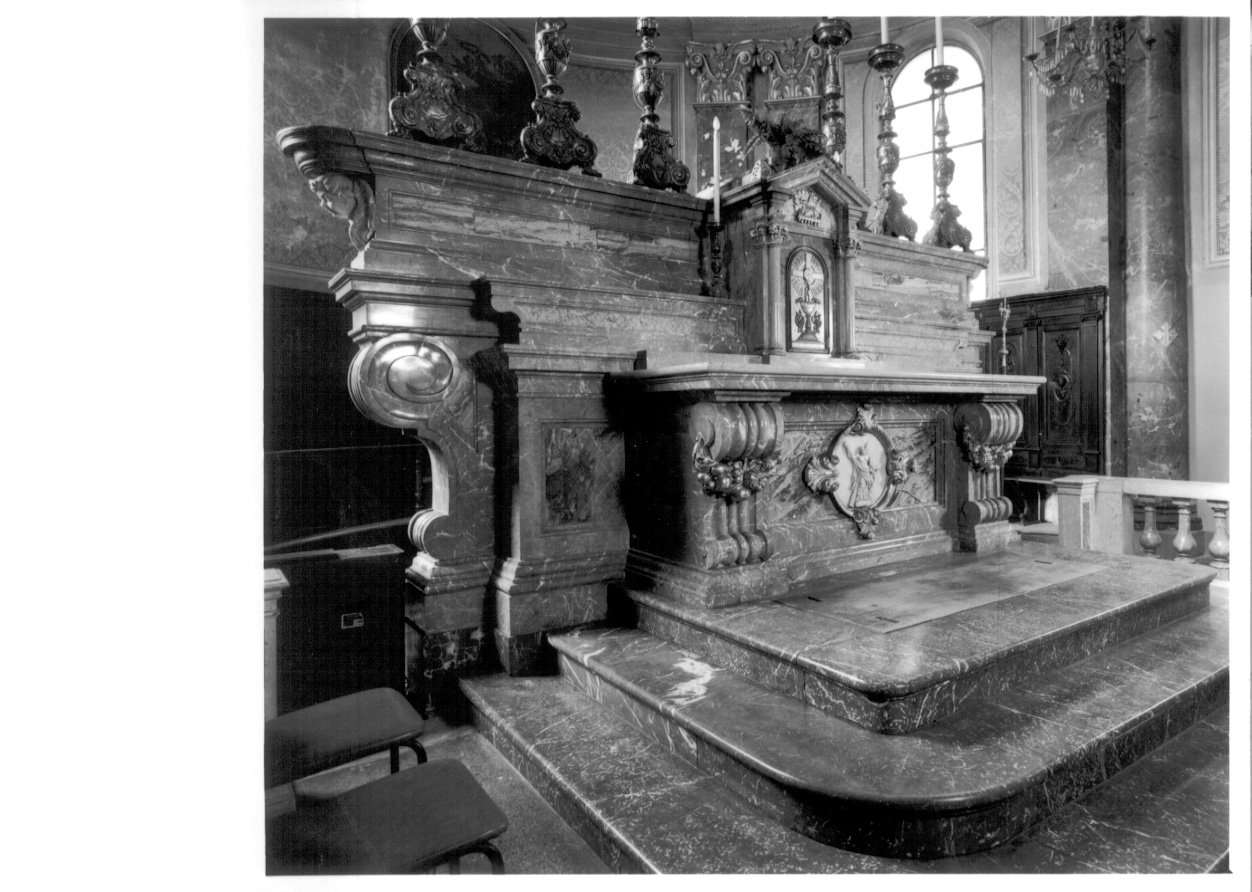 altare, opera isolata di Palemi Ernesto ditta (primo quarto sec. XX)