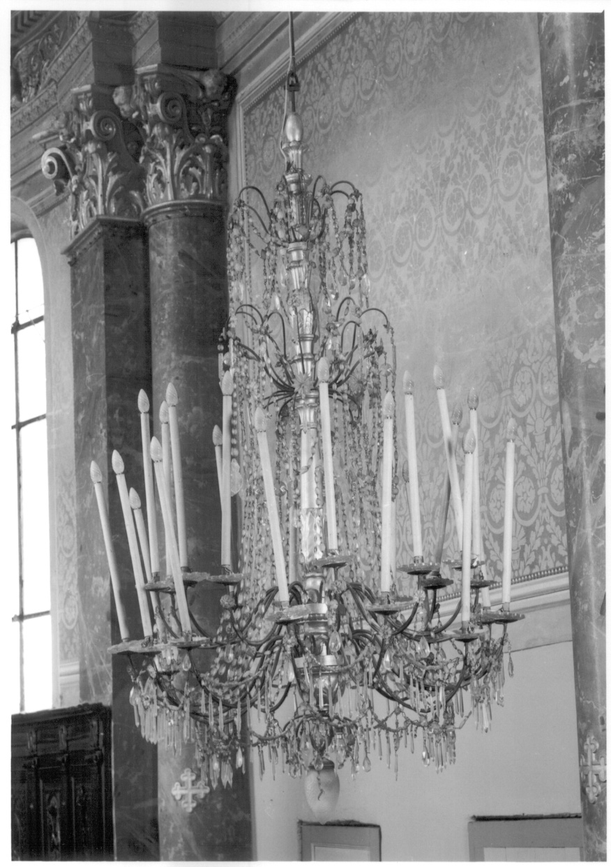 lampadario, serie - produzione piemontese (primo quarto sec. XX)