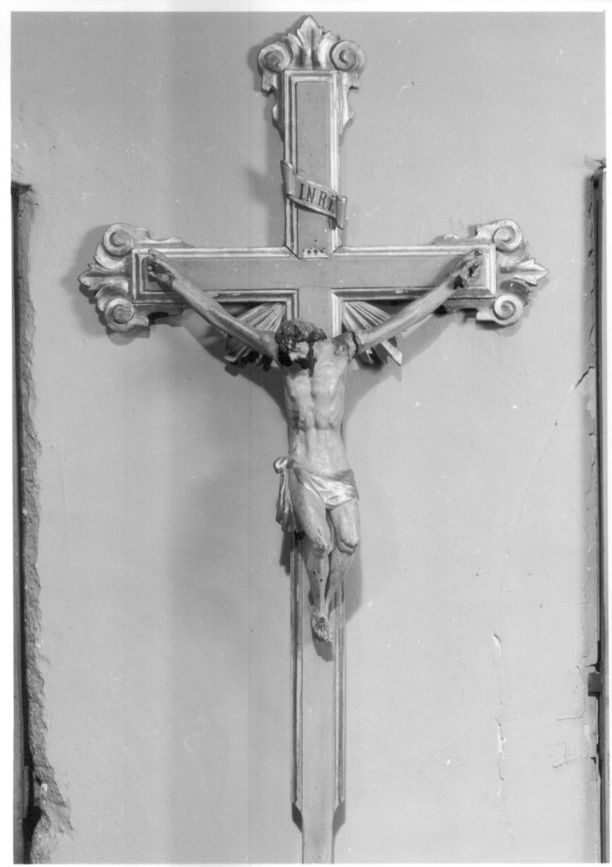 Cristo crocifisso dolente (crocifisso, opera isolata) - ambito astigiano (seconda metà sec. XIX)