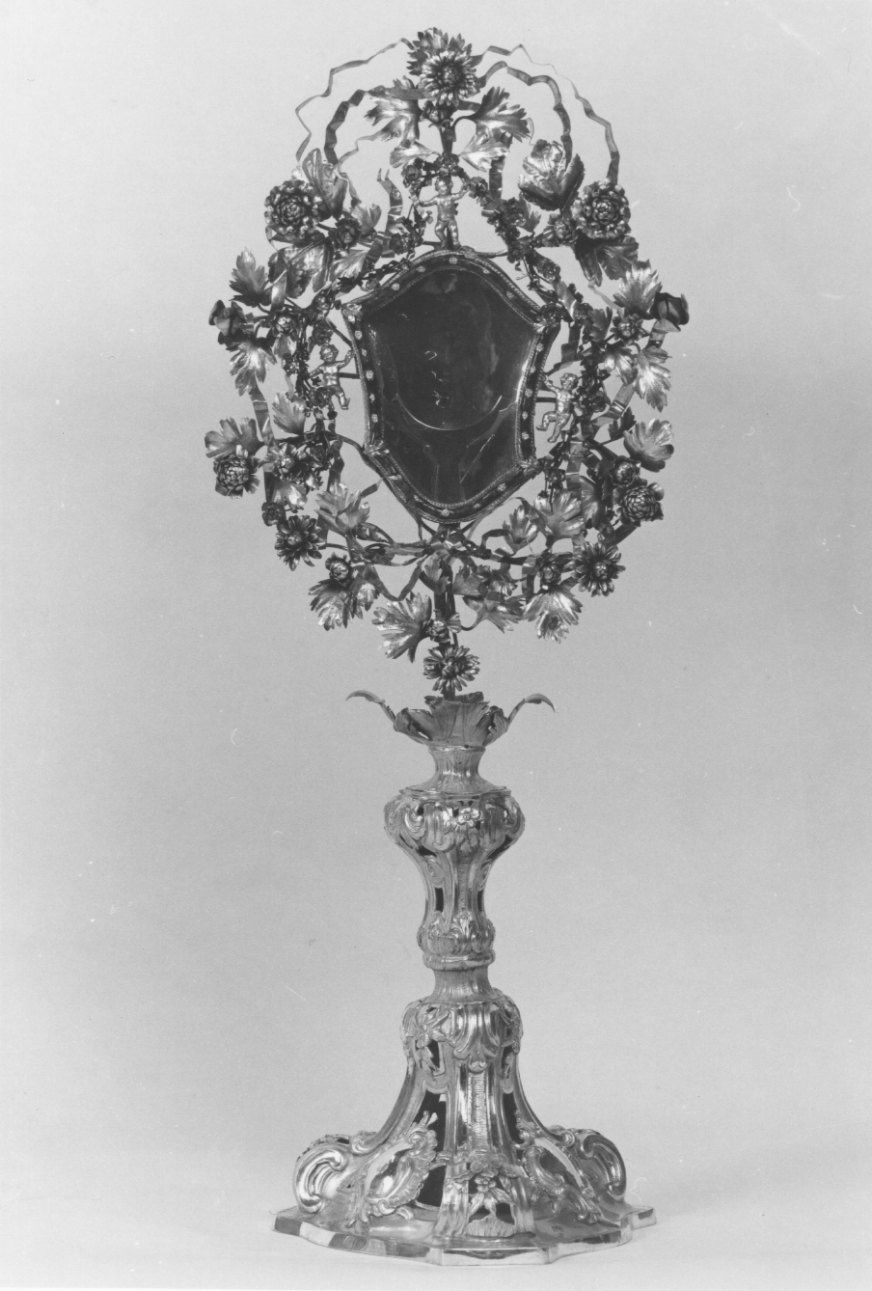 ostensorio, opera isolata - ambito piemontese (terzo quarto sec. XVIII)