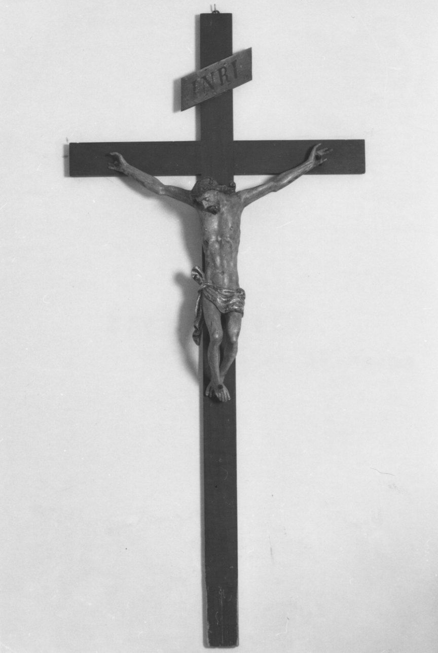 Cristo crocifisso dolente (crocifisso, opera isolata) - ambito torinese (seconda metà sec. XVII)