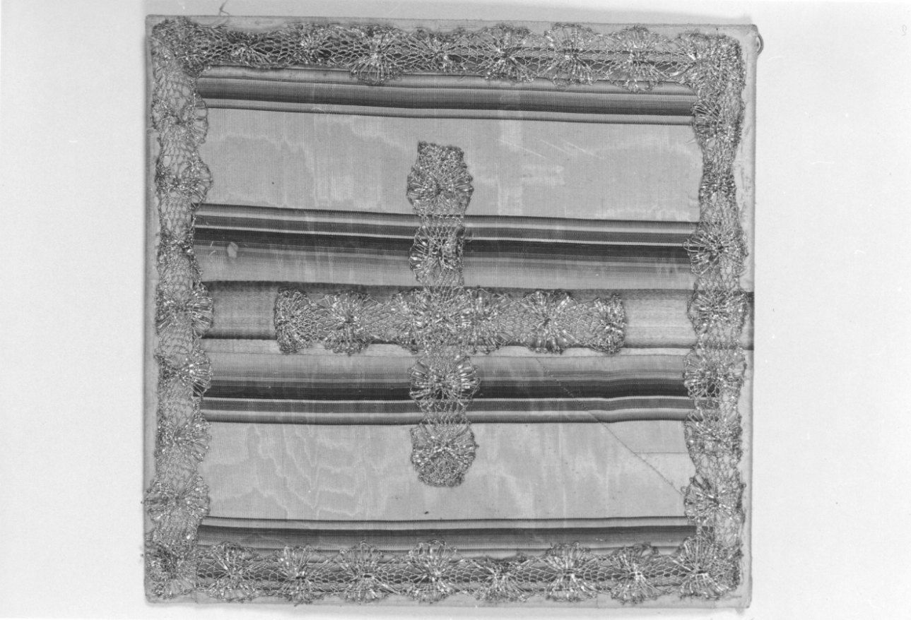 borsa del corporale - manifattura italiana (seconda metà sec. XVIII)