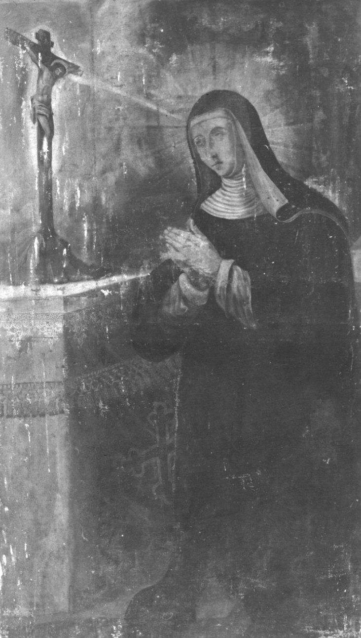 Santa Margherita da Cortona (dipinto, opera isolata) - bottega piemontese (secondo quarto sec. XVII)