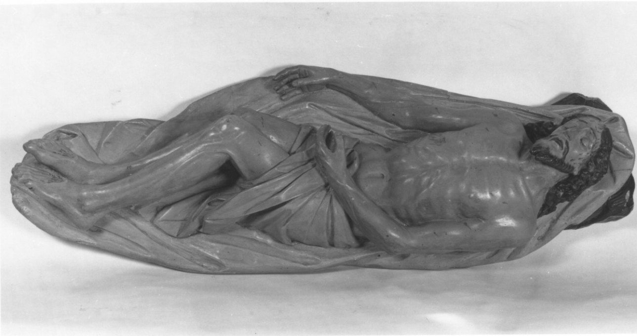 Cristo morto (scultura, opera isolata) - bottega della Val Camonica (seconda metà sec. XVIII)