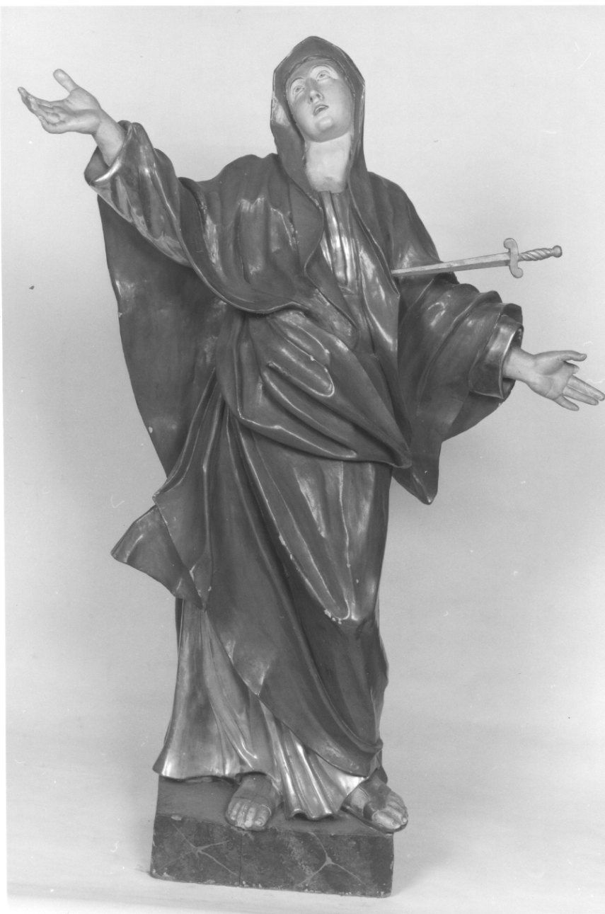 Madonna Addolorata (statua, opera isolata) di Perucca Ignazio (bottega) (ultimo quarto sec. XVIII)