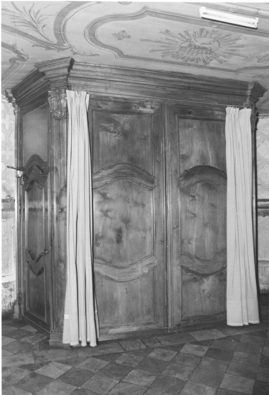 bussola d'ingresso, opera isolata - bottega piemontese (secondo quarto sec. XVIII)