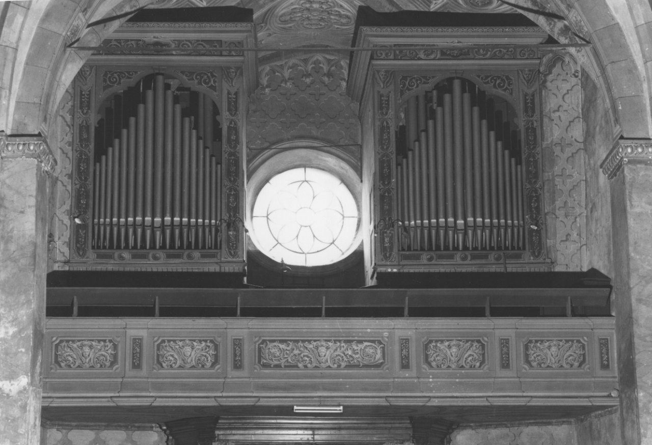 tribuna d'organo, opera isolata - bottega piemontese (primo quarto sec. XIX)