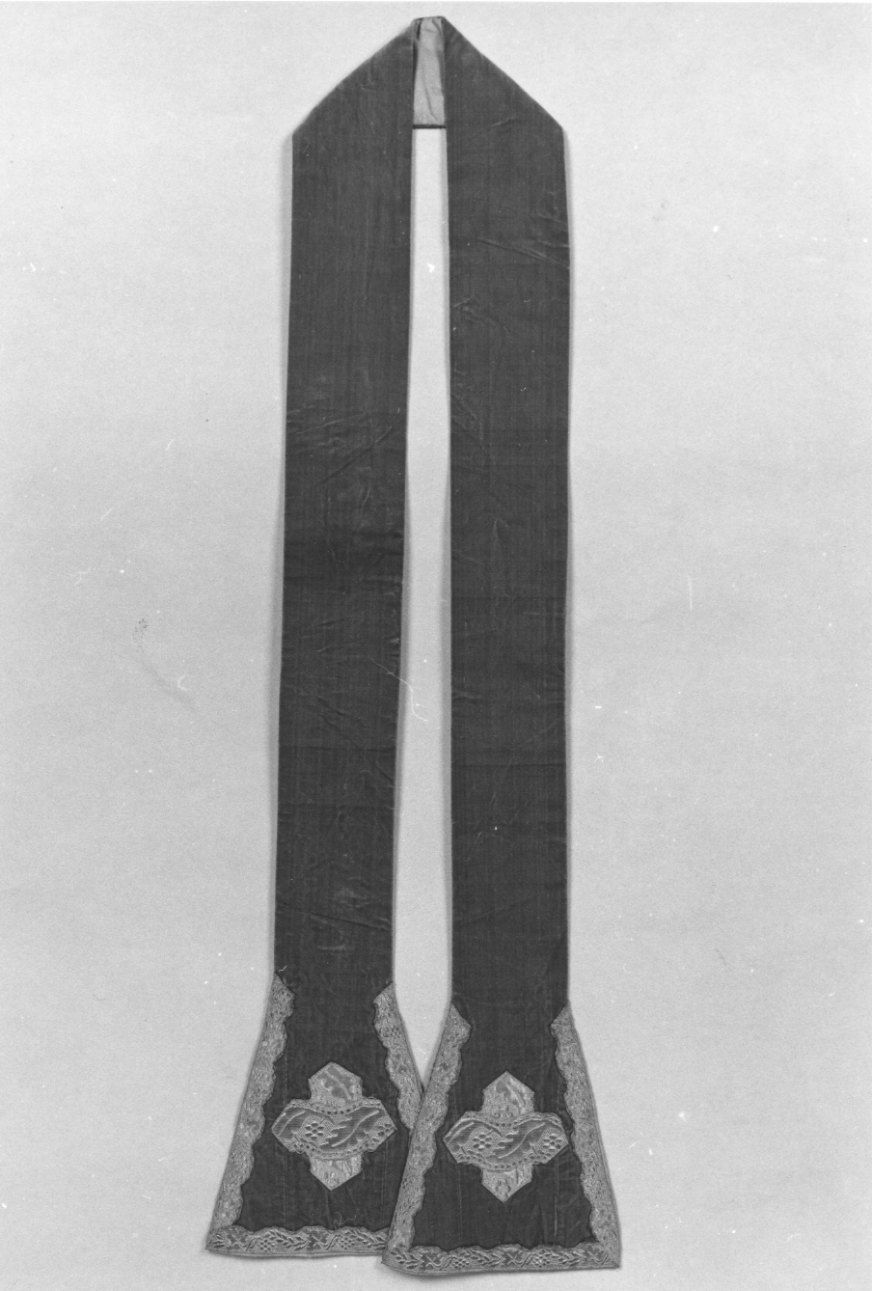 stola, elemento d'insieme - manifattura italiana (secondo quarto sec. XVIII)