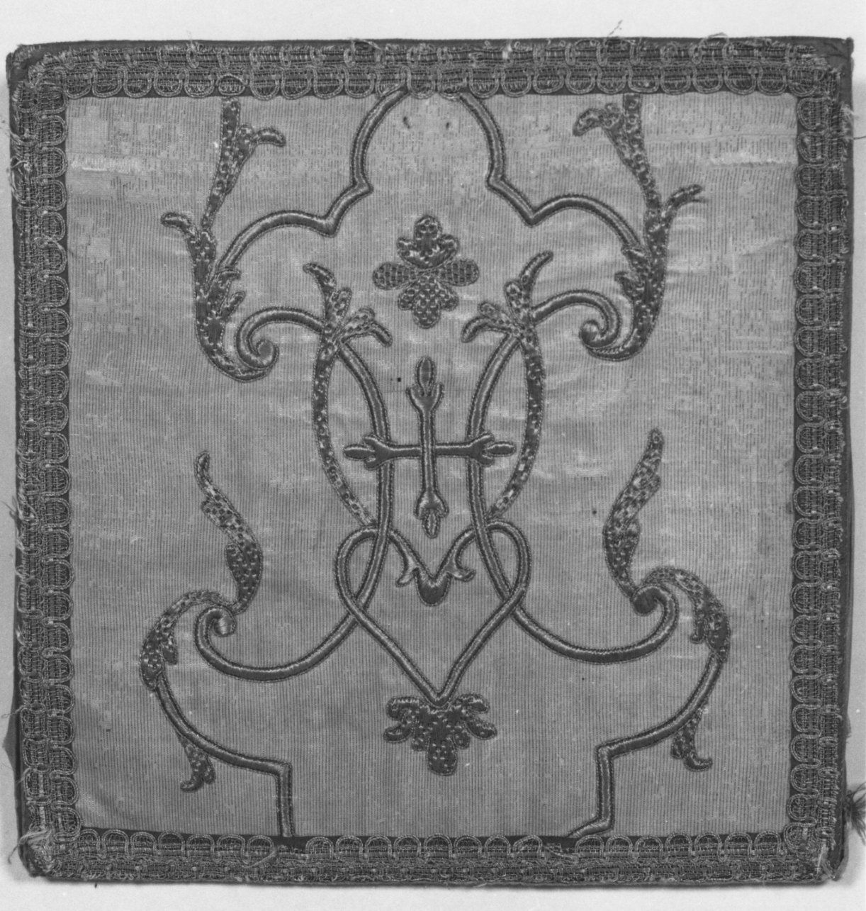 velo di calice, elemento d'insieme - manifattura italiana (primo quarto, ultimo quarto sec. XVIII, sec. XVIII)