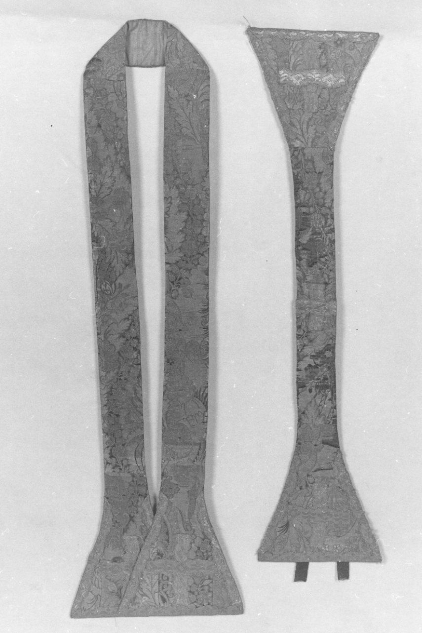 stola, elemento d'insieme - manifattura veneziana (primo quarto sec. XVIII)