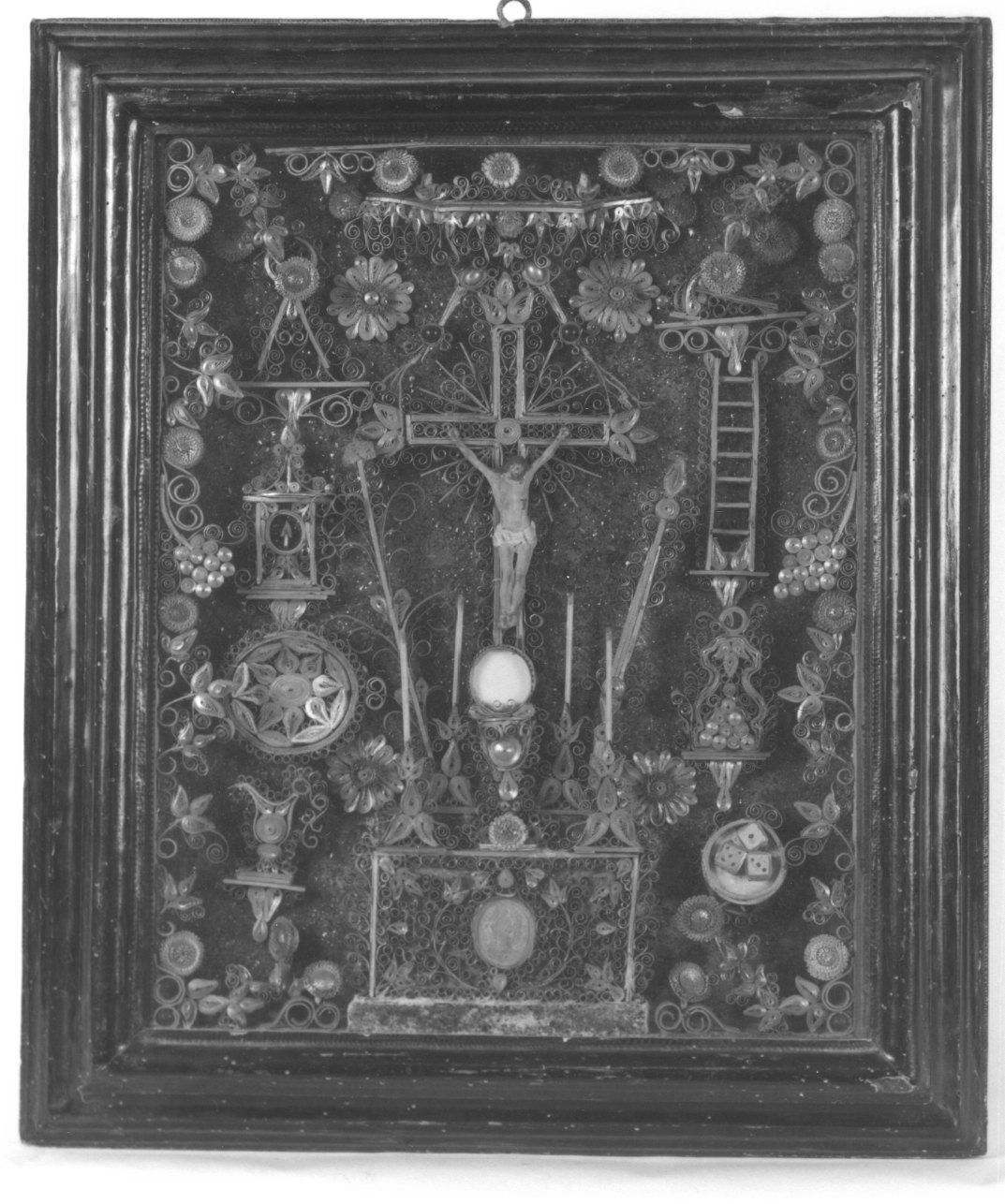 Cristo crocifisso dolente (ex voto, opera isolata) - ambito piemontese (fine sec. XIX)