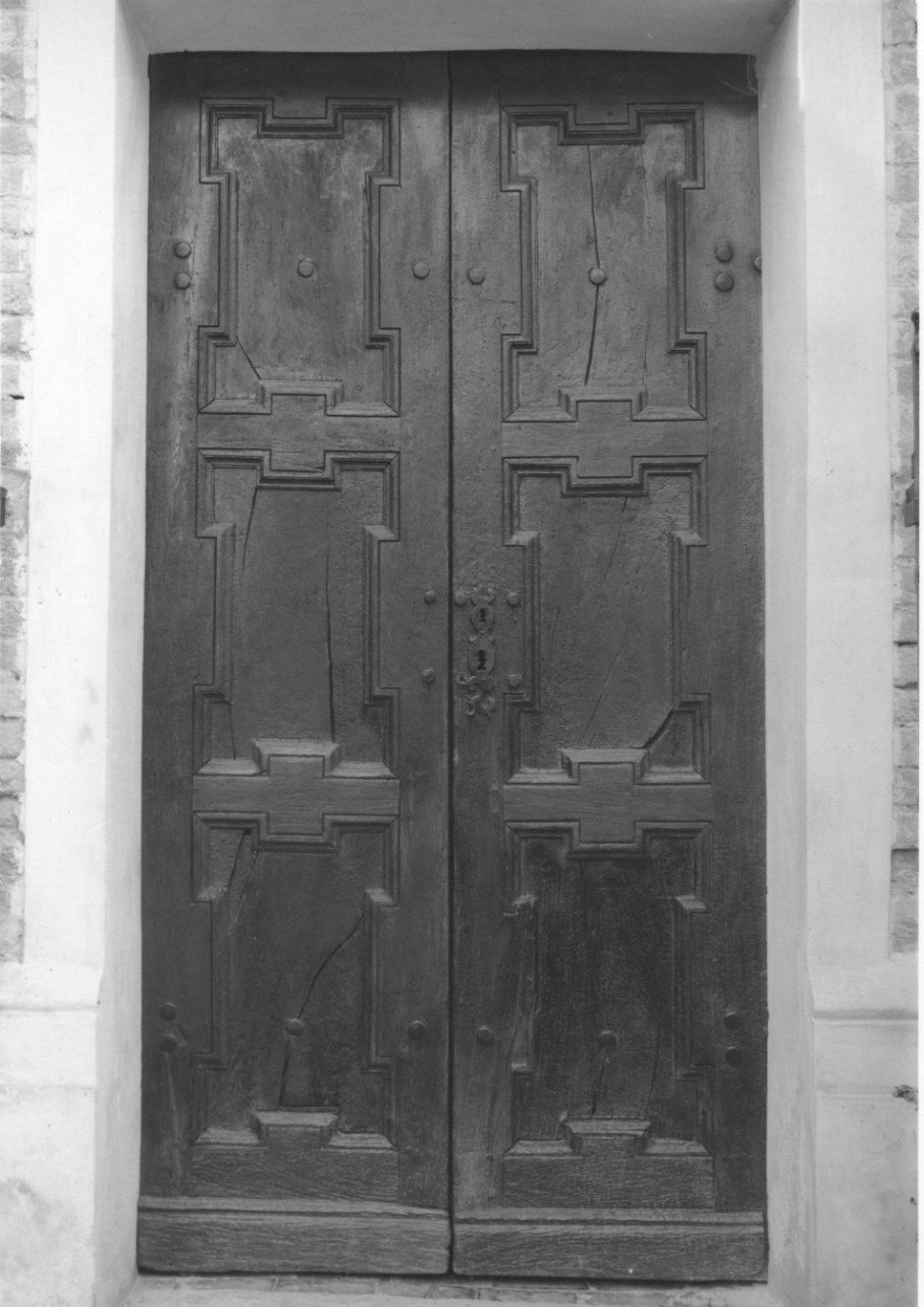 portone, opera isolata - ambito piemontese (metà sec. XVIII)