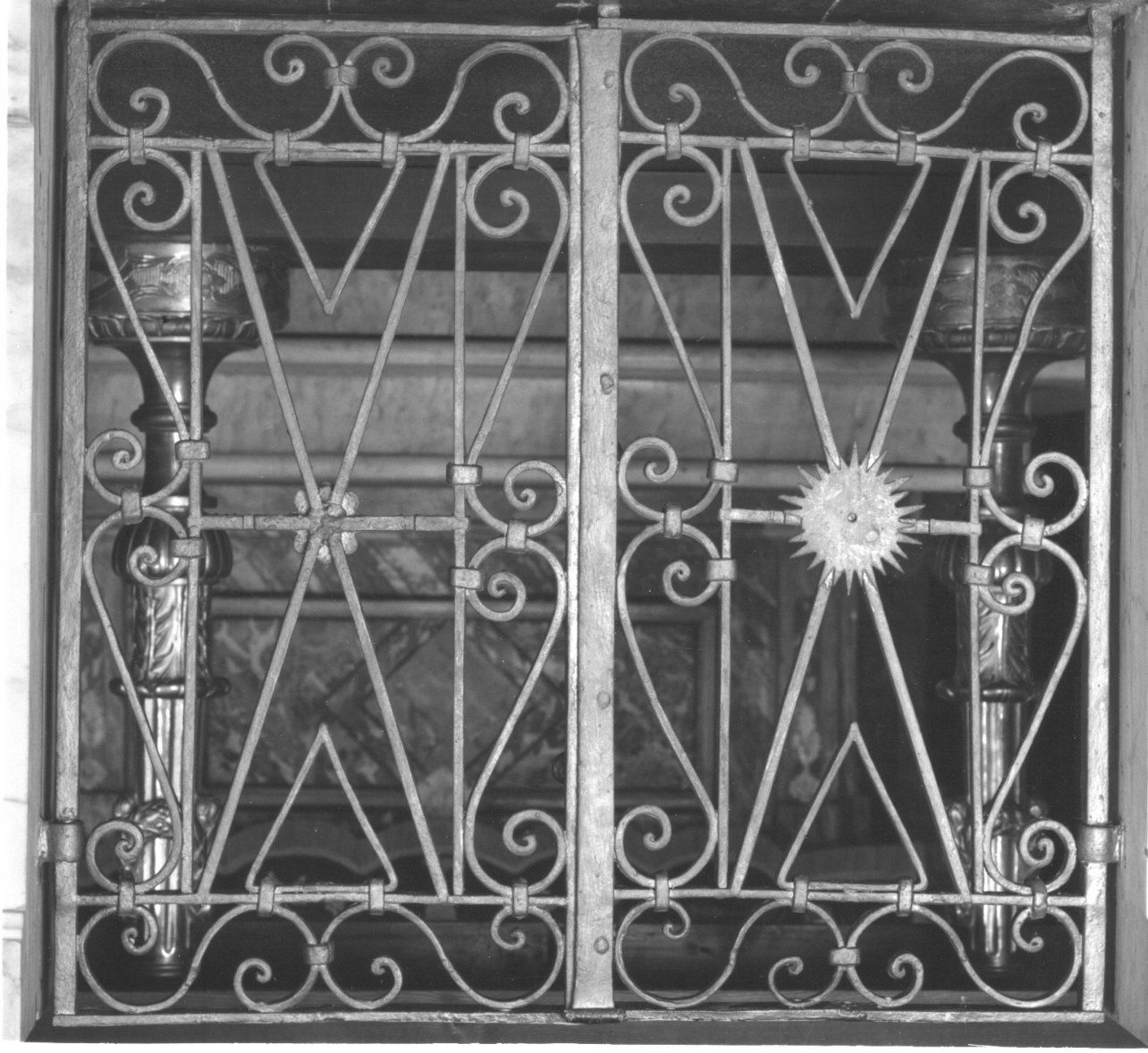 cancello di balaustrata, opera isolata - ambito piemontese (seconda metà sec. XVIII)
