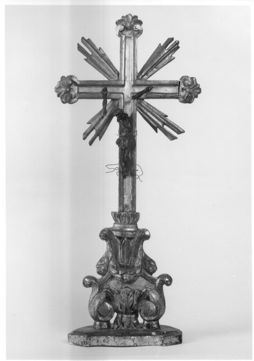 Cristo crocifisso dolente (croce da tavolo, opera isolata) - ambito piemontese (ultimo quarto sec. XVIII)