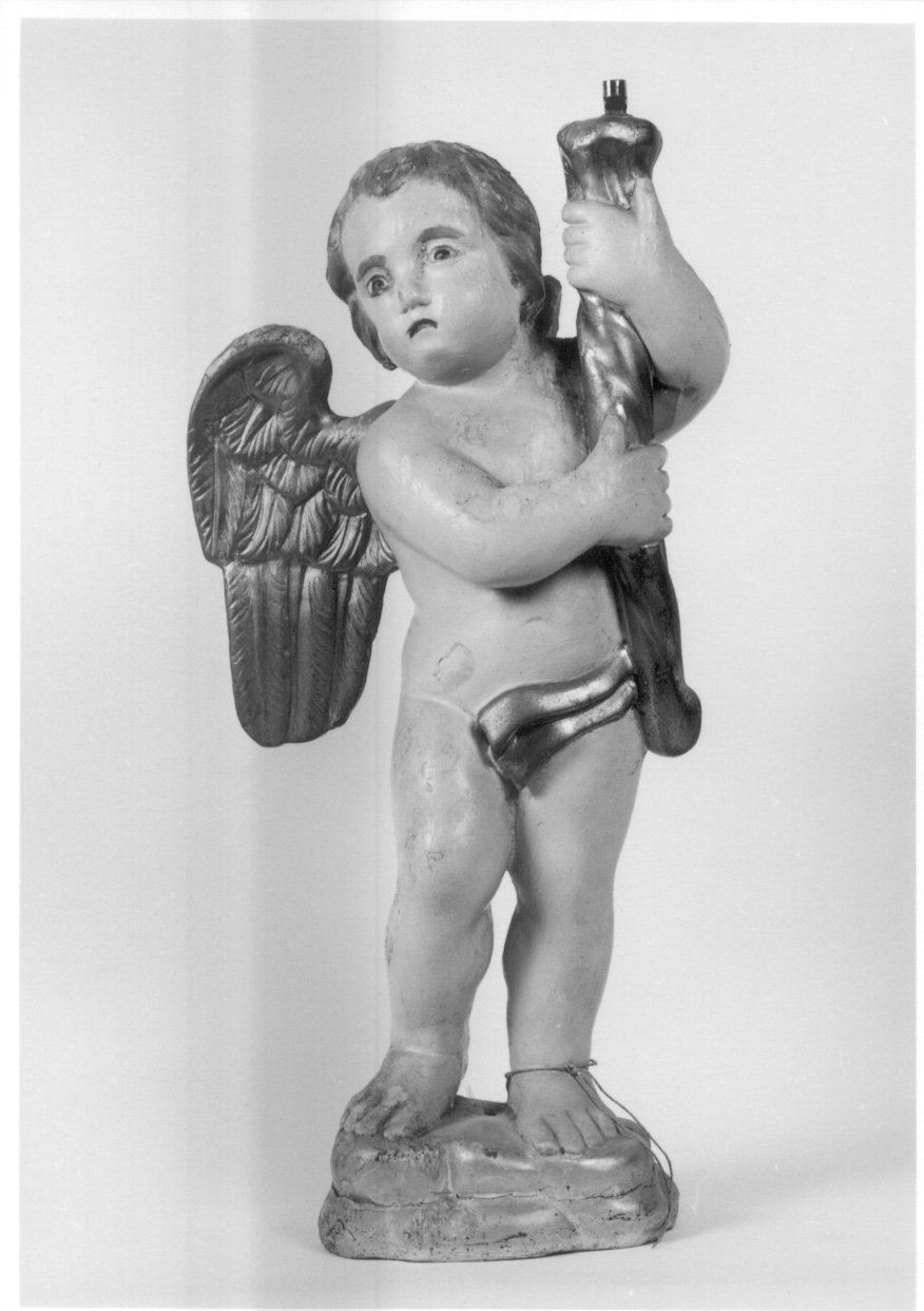 angeli portacandelabri (candelabro, serie) - ambito piemontese (seconda metà sec. XVIII)