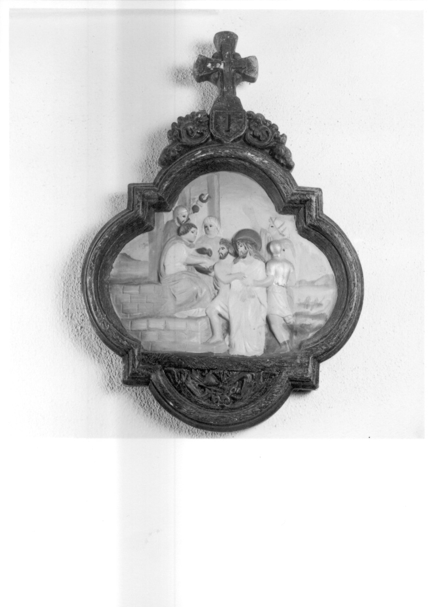 stazioni della via crucis (formella, serie) - ambito piemontese (seconda metà sec. XIX)