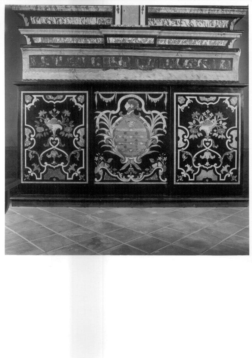 stemma (paliotto, opera isolata) - ambito piemontese (seconda metà sec. XVIII)