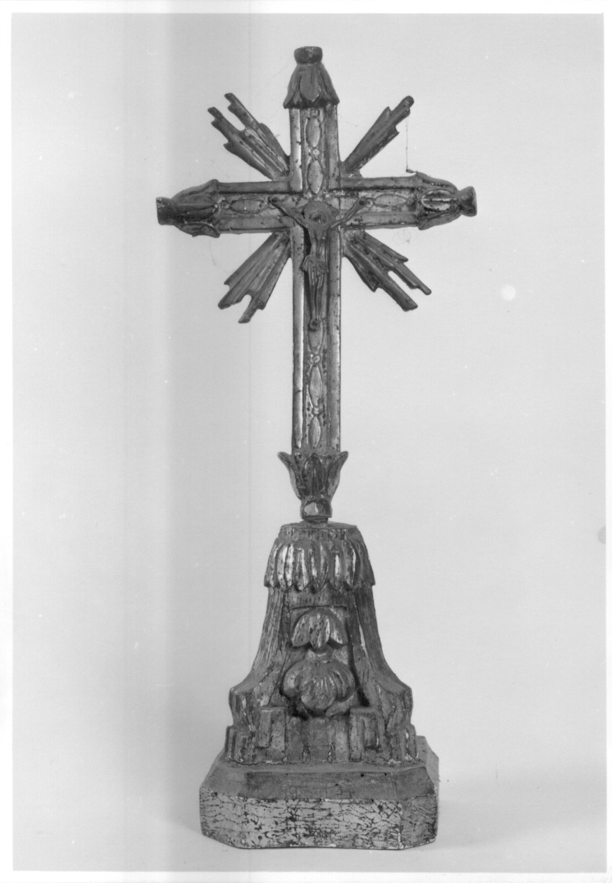 Cristo crocifisso dolente (croce da tavolo, opera isolata) - ambito piemontese (metà sec. XVIII)