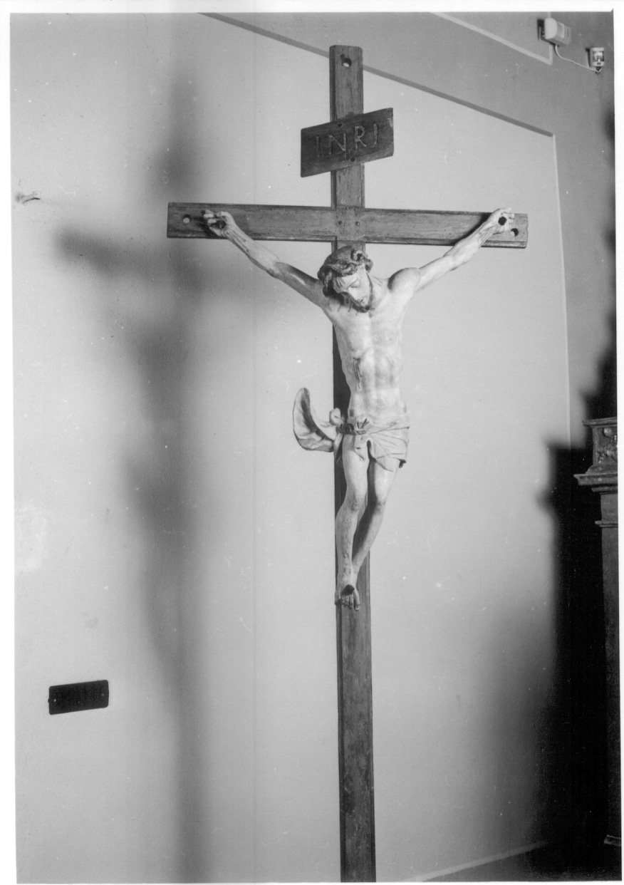 Cristo crocifisso dolente (croce processionale, opera isolata) - ambito piemontese (metà sec. XVIII)