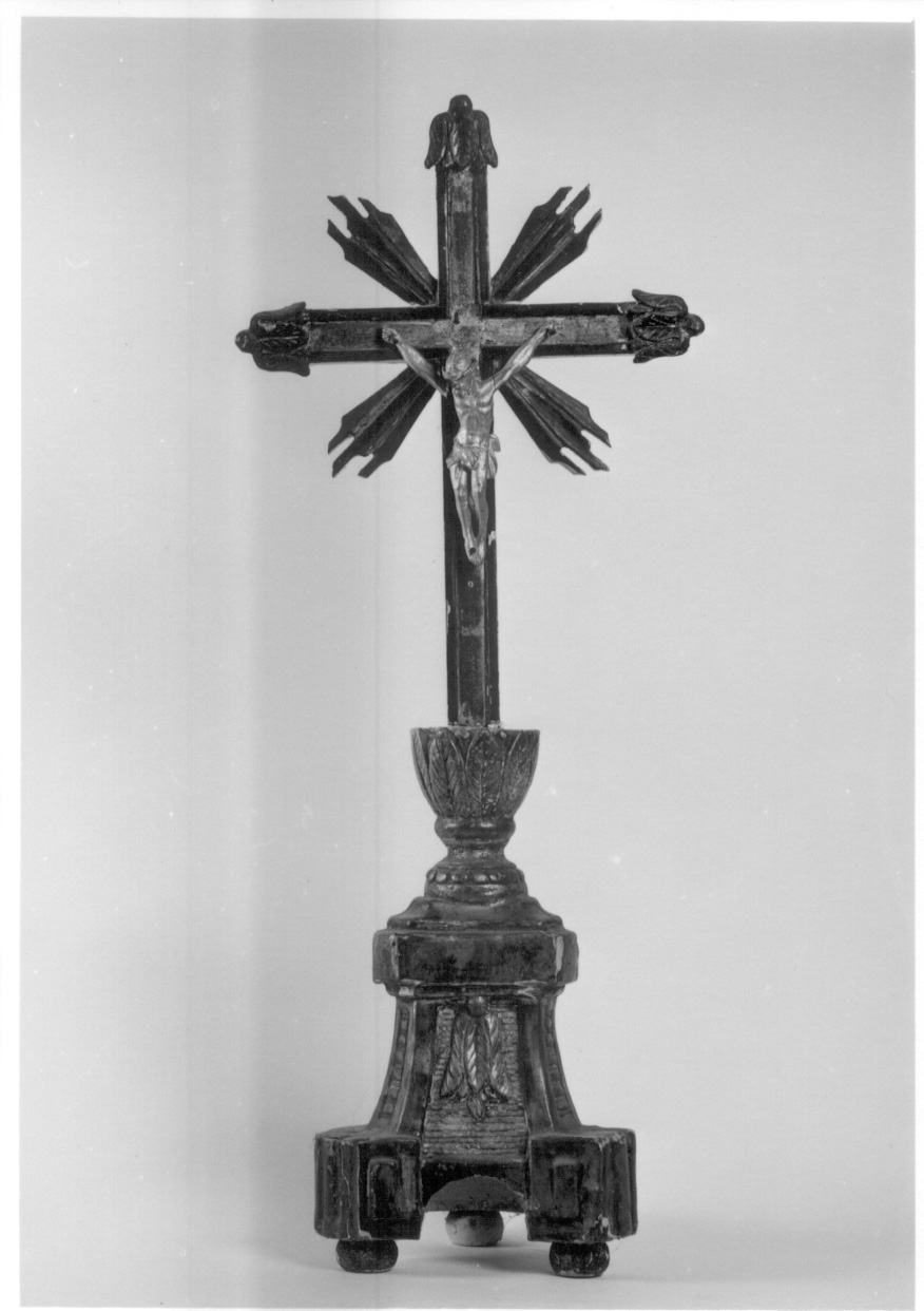 Cristo crocifisso dolente (croce da tavolo, opera isolata) - ambito piemontese (seconda metà sec. XVIII)