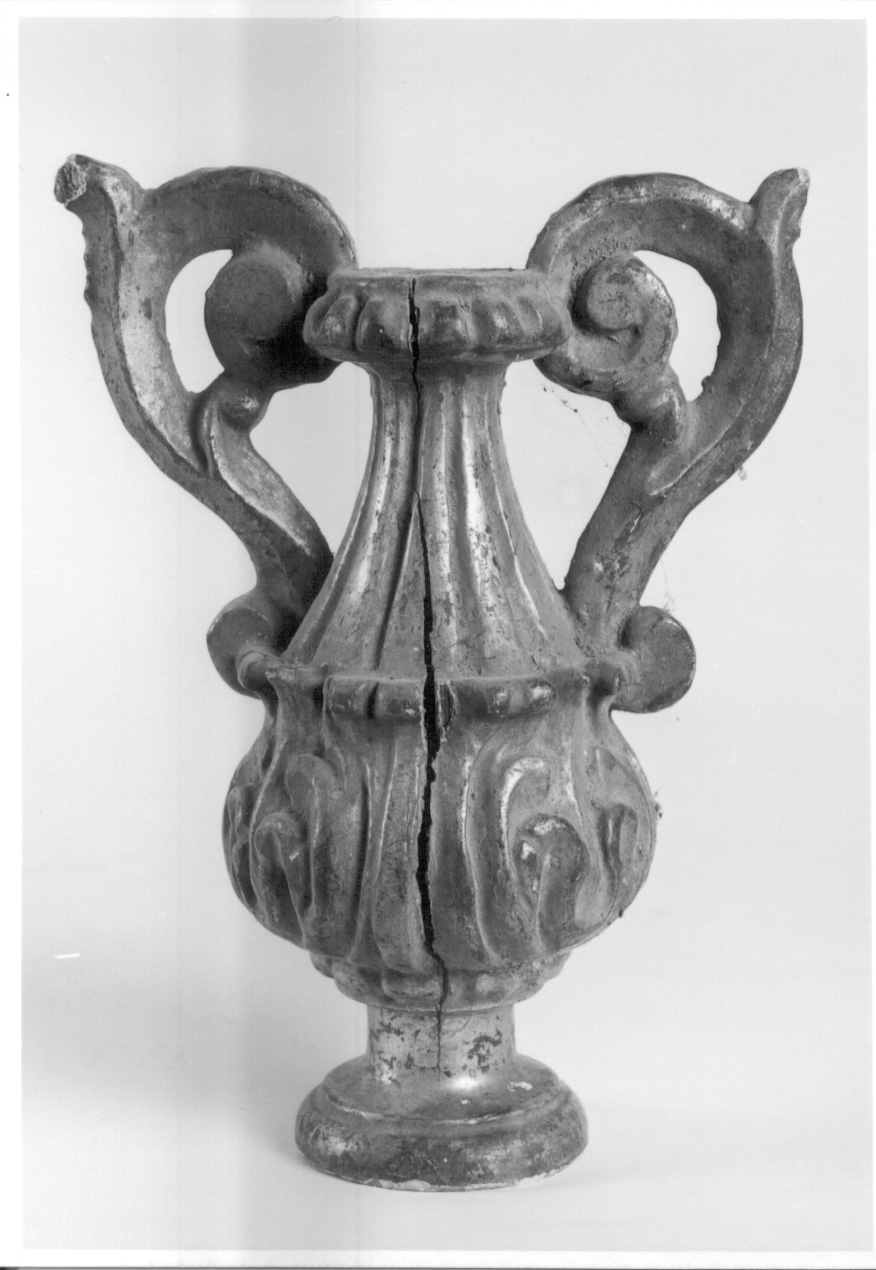 vaso d'altare per composizione floreale, opera isolata - ambito piemontese (metà sec. XVIII)