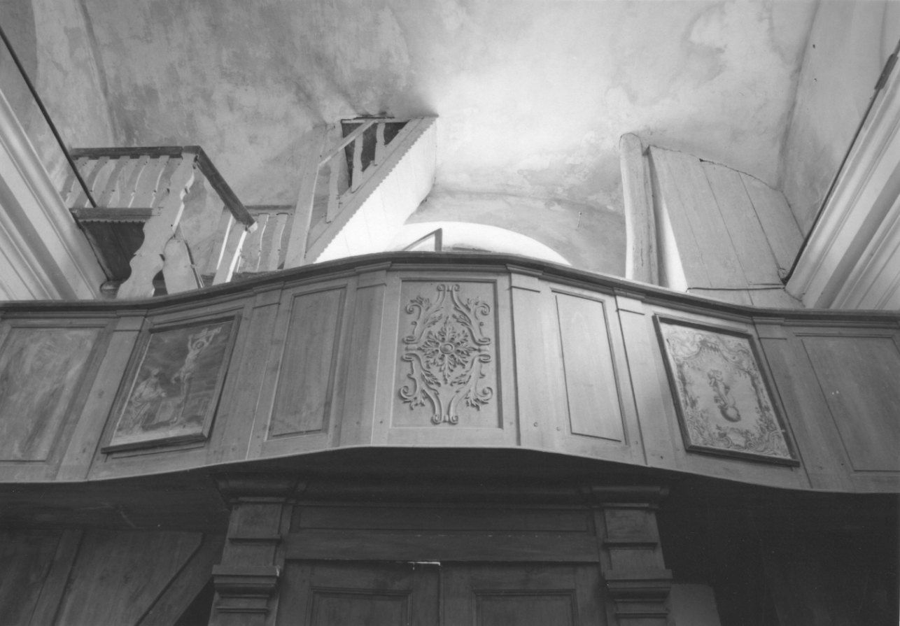 tribuna d'organo, opera isolata - ambito piemontese (seconda metà sec. XVIII)