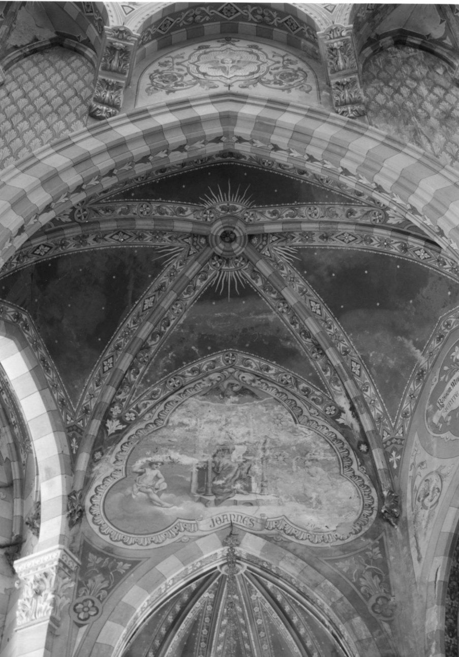 San Giovanni Evangelista (dipinto, elemento d'insieme) di Morgari Luigi (prima metà sec. XX)