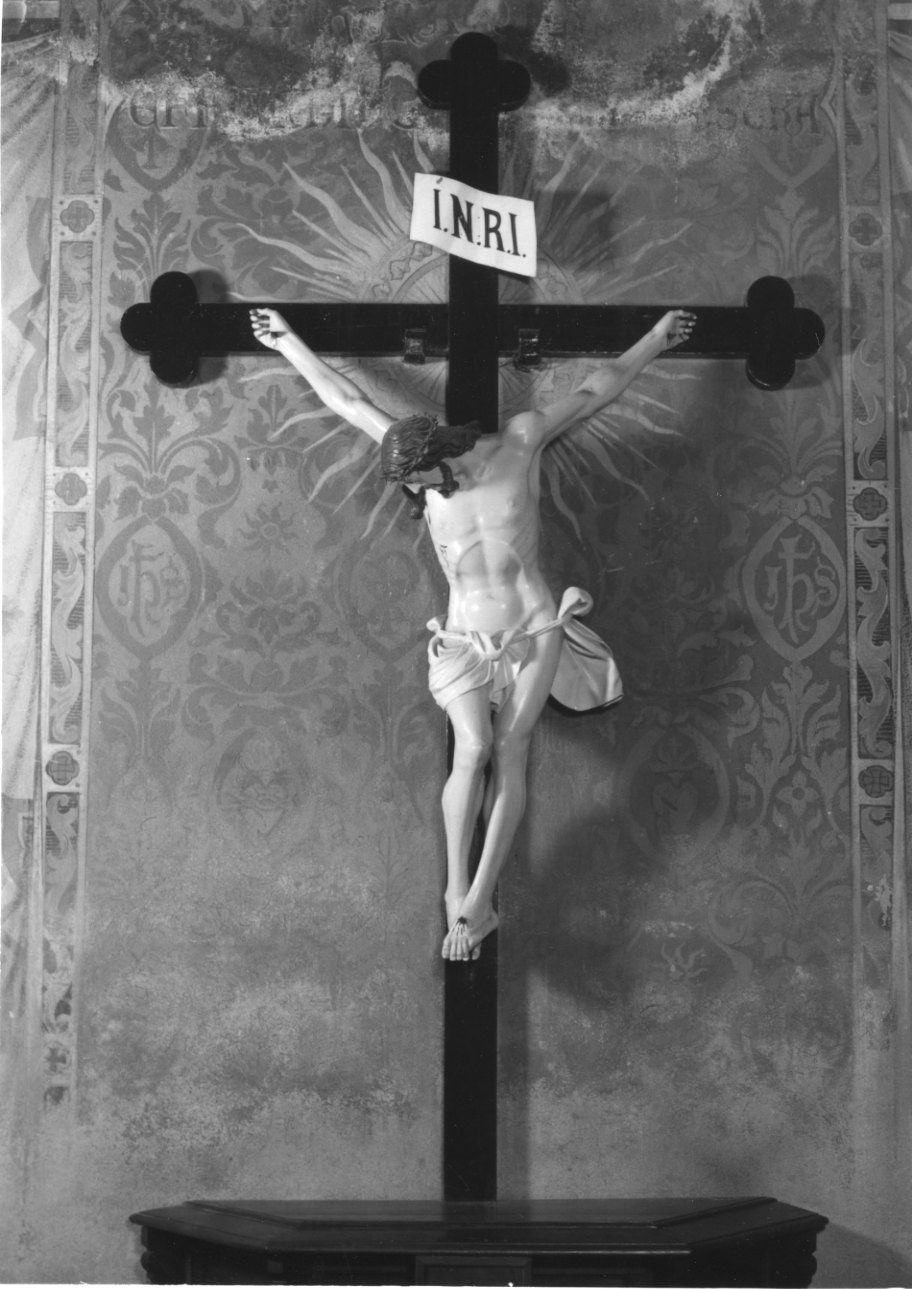 Cristo crocifisso dolente (croce processionale, opera isolata) - ambito piemontese (primo quarto sec. XX)