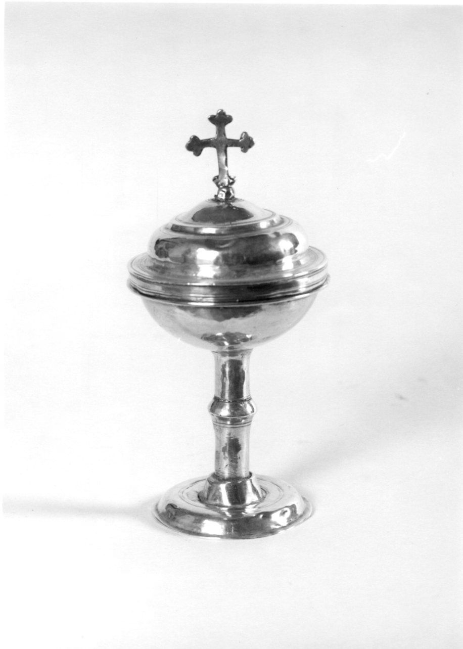 pisside da viatico, opera isolata - bottega piemontese (seconda metà, prima metà sec. XVIII, sec. XX)