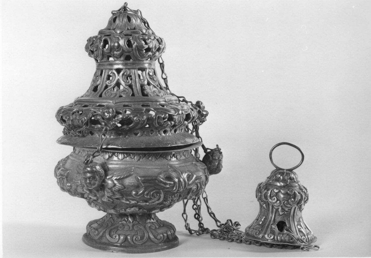 turibolo - a coppa, opera isolata - bottega piemontese (prima metà sec. XVIII)