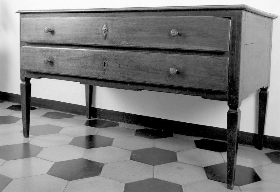 cassettone, opera isolata - ambito astigiano (seconda metà sec. XIX)