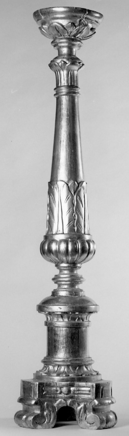 candeliere d'altare, serie - ambito astigiano (ultimo quarto sec. XVIII)
