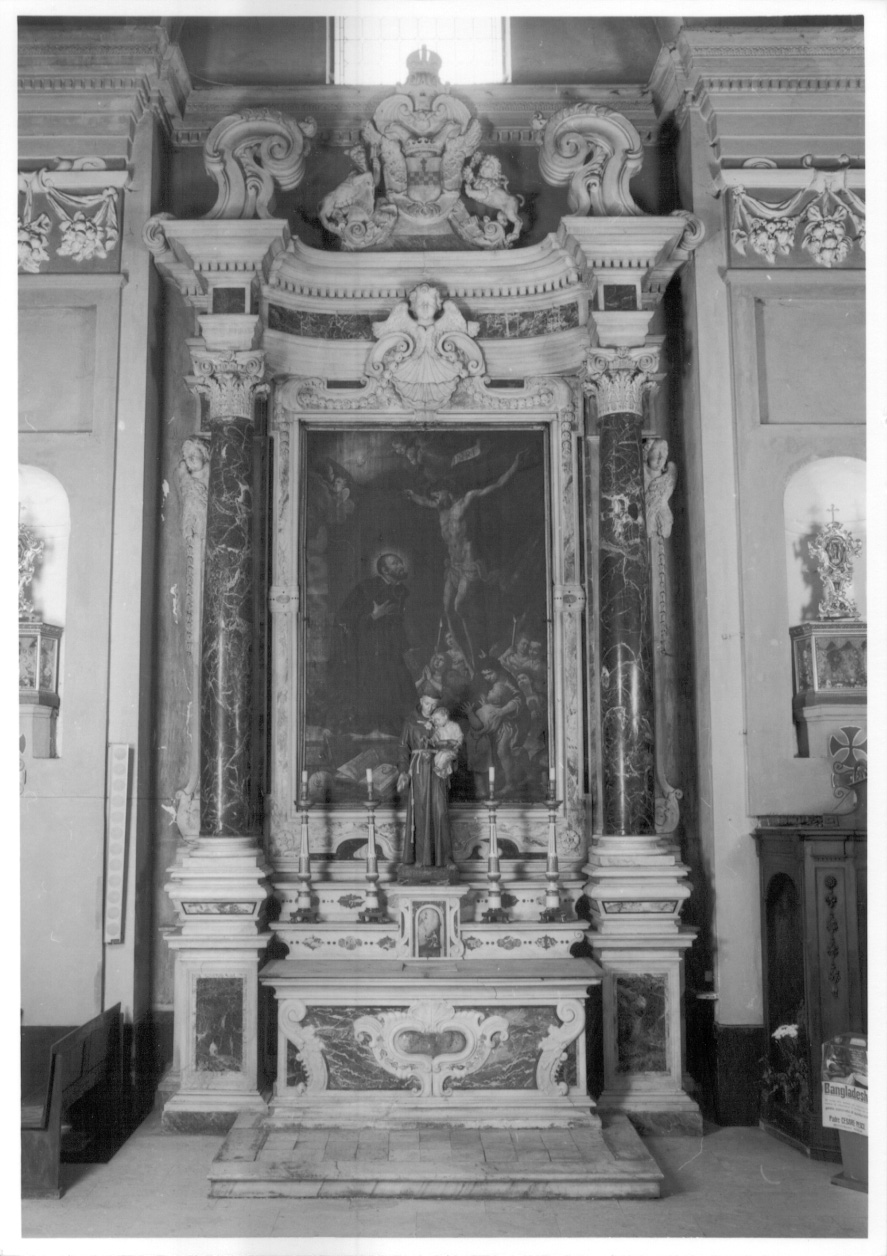 altare, opera isolata - ambito piemontese (ultimo quarto sec. XVII)