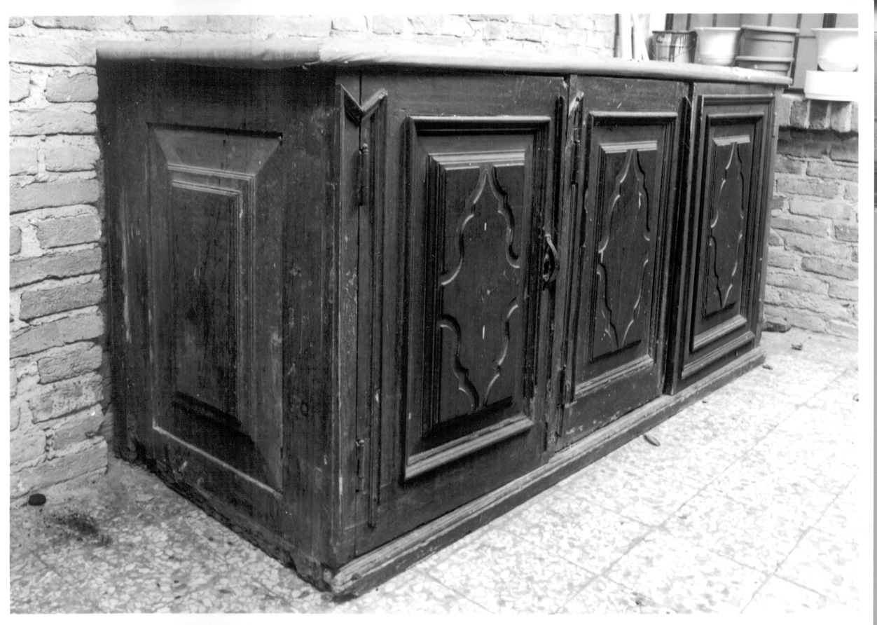 mobile da sacrestia, opera isolata - ambito piemontese (sec. XVIII)