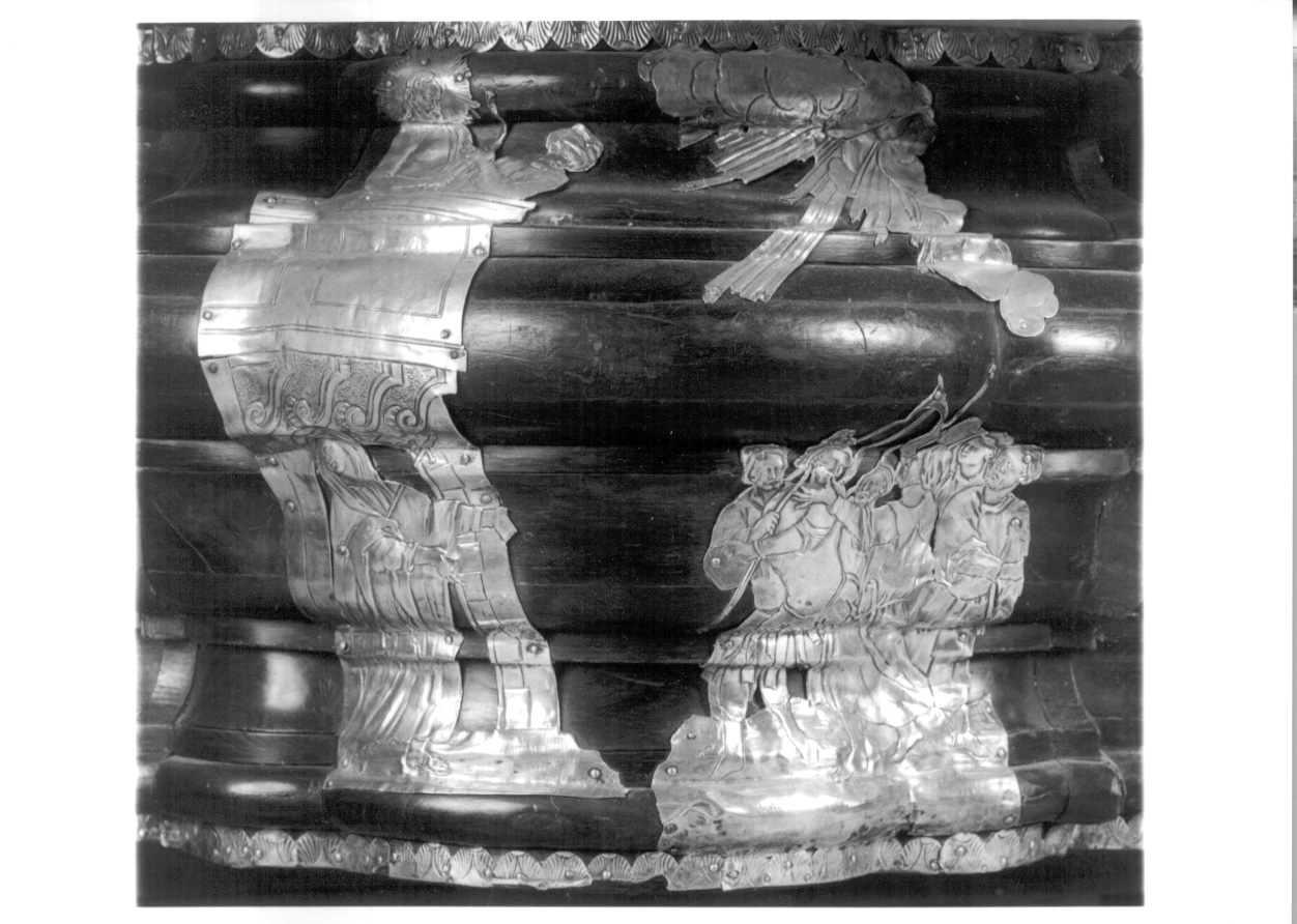 Madonna Addolorata e Cristo flagellato (decorazione plastica, elemento d'insieme) di Clavenzano Giovanni, Botto Michele - ambito genovese (ultimo quarto sec. XVIII)