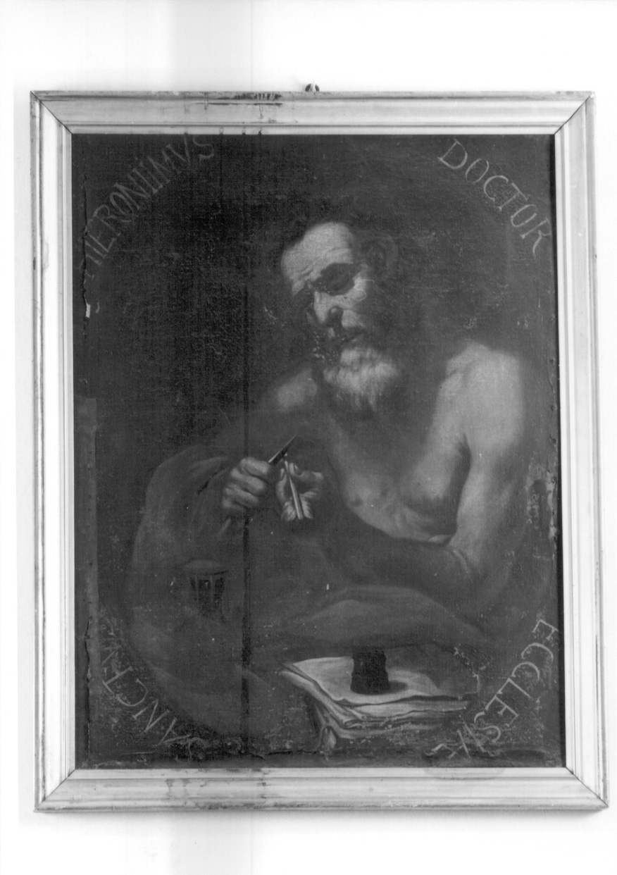 San Girolamo (dipinto, opera isolata) - ambito genovese (sec. XVII)